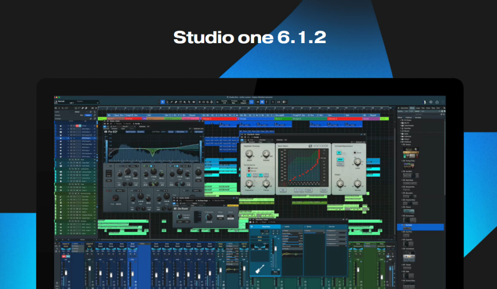 数字音频工作站：PreSonus Studio One 6 Professional v6.1.2 WIN版免费下载【6.1.2】-鬼畜世界网