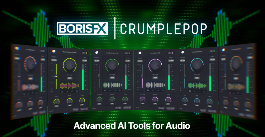 终极AI混音套装：Boris FX CrumplePop Complete 2023.6 WIN版（更新Rev2版）-鬼畜世界网
