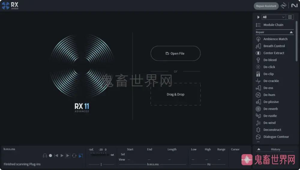 图片[1]-音频后期编辑修复软件：iZotope RX 11 Audio Editor Advanced v11.1.0 破解版-鬼畜世界网