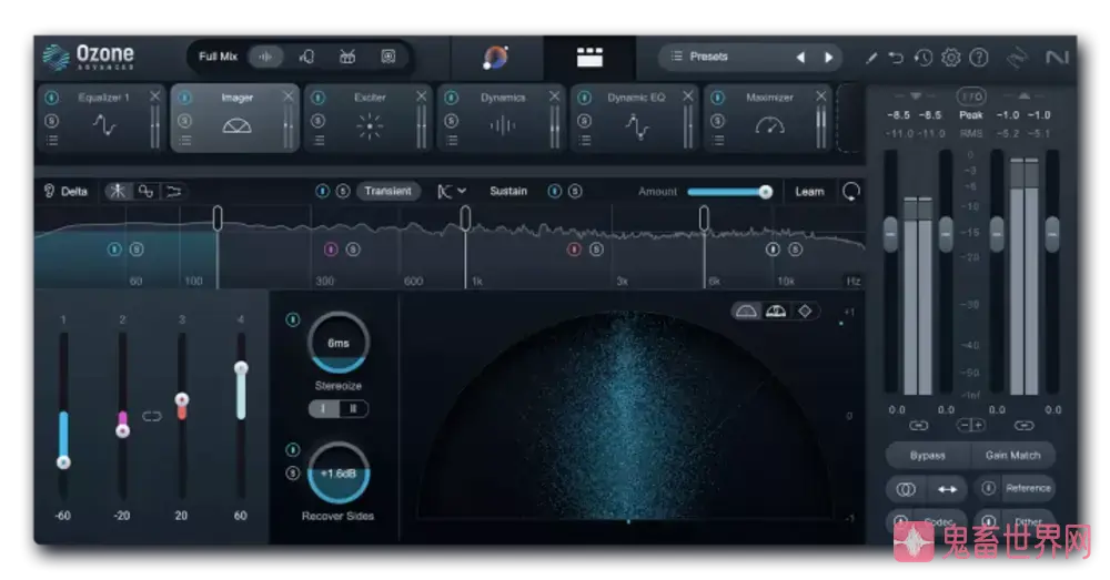 图片[1]-臭氧音频母带处理套件：iZotope Ozone 11 Advanced v11.2.0 CE版-鬼畜世界网